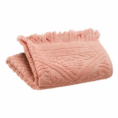 Serviettes de bain - Serviette invité uni Zoe Argile 30 x 50 - MAISON VIVARAISE - SDE VIVARAISE WINKLER