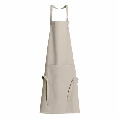 Tabliers de cuisine - Tablier de cuisine recyclé Ada Ficelle 72 x 85 - MAISON VIVARAISE - SDE VIVARAISE WINKLER