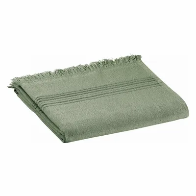 Linge de lit - Drap hammam Cancun Thym 90 x 180 - MAISON VIVARAISE - SDE VIVARAISE WINKLER