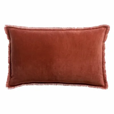 Cushions - Plain Cushion Fara Sienne 40 X 65 - MAISON VIVARAISE - SDE VIVARAISE WINKLER