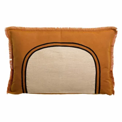 Coussins - Coussin bicolore Laly Cuivre 40 x 65 - MAISON VIVARAISE - SDE VIVARAISE WINKLER