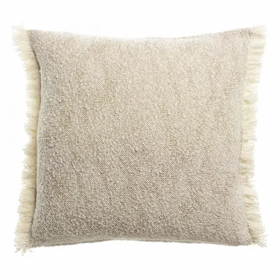 Coussins - Coussin chiné Jane Cacao 45 x 45 - MAISON VIVARAISE - SDE VIVARAISE WINKLER