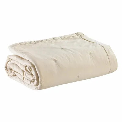 Linge de lit - Jeté de lit Tika Naturel 240 x 260 - MAISON VIVARAISE - SDE VIVARAISE WINKLER