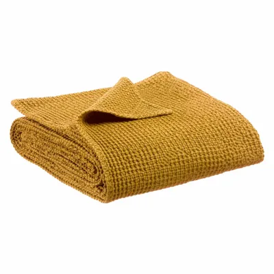 Throw blankets - Recycled Throw Maia Safran 140 X 200 - MAISON VIVARAISE - SDE VIVARAISE WINKLER