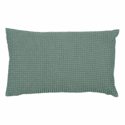 Coussins - Coussin recyclé Maia Vert de gris 30 x 50 - MAISON VIVARAISE - SDE VIVARAISE WINKLER
