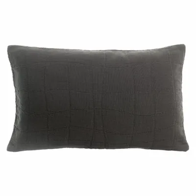 Coussins - Coussin recyclé Titou Carbone 30 x 50 - MAISON VIVARAISE - SDE VIVARAISE WINKLER