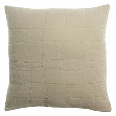 Cushions - Recycled Cushion Titou Lin 45 X 45 - MAISON VIVARAISE - SDE VIVARAISE WINKLER