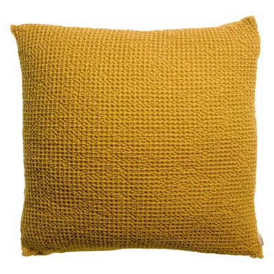Coussins - Coussin recyclé Maia Safran 45 x 45 - MAISON VIVARAISE - SDE VIVARAISE WINKLER
