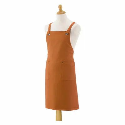 Linge d'office - Tablier de cuisine recyclé Artisan avec poches Cannelle 72 x 85 - MAISON VIVARAISE - SDE VIVARAISE WINKLER