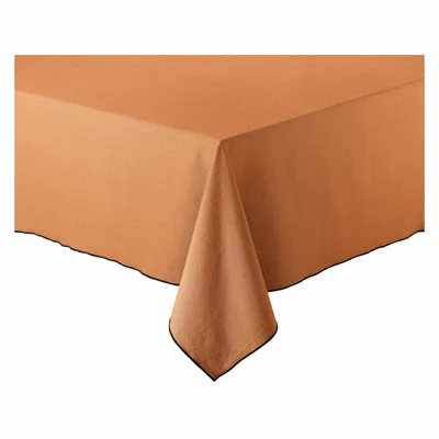 Linge de table textile - Nappe recyclée Grace Caramel 170 x 300 - MAISON VIVARAISE - SDE VIVARAISE WINKLER