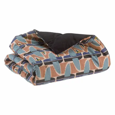 Throw blankets - Farel Printed Throw Blanket Multico 135 X 200 - MAISON VIVARAISE - SDE VIVARAISE WINKLER