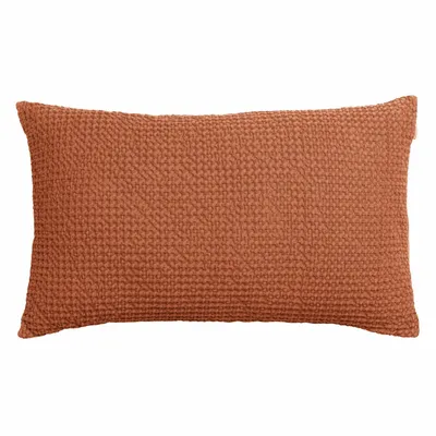 Cushions - Recycled Cushion Maïa Cuivre 30 X 50 - MAISON VIVARAISE - SDE VIVARAISE WINKLER
