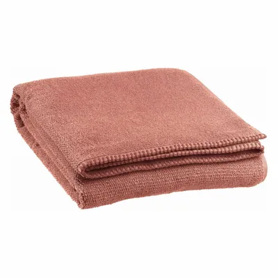 Bath towels - Bora Bath Towel Terracotta 90 X 150 - MAISON VIVARAISE - SDE VIVARAISE WINKLER