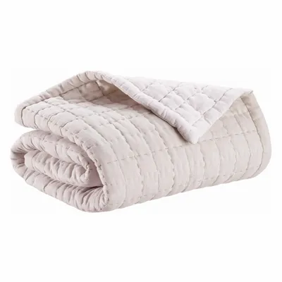 Plaids - Plaid Cambra Naturel 140 x 200 - MAISON VIVARAISE - SDE VIVARAISE WINKLER