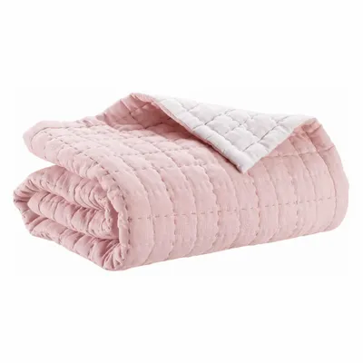 Bed linens - Cambra Throw Terracotta 240 X 260 - MAISON VIVARAISE - SDE VIVARAISE WINKLER