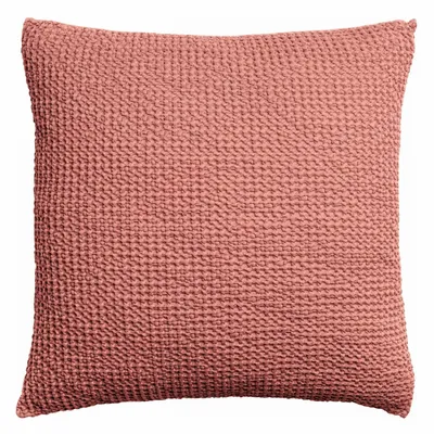 Cushions - Recycled Cushion Maia Terracotta 45 X 45 - MAISON VIVARAISE - SDE VIVARAISE WINKLER
