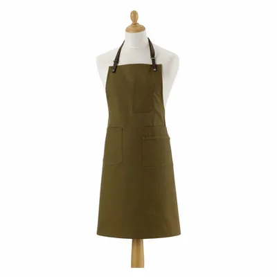Aprons - Léo Kitchen Apron Kaki 70 X 90 - MAISON VIVARAISE - SDE VIVARAISE WINKLER