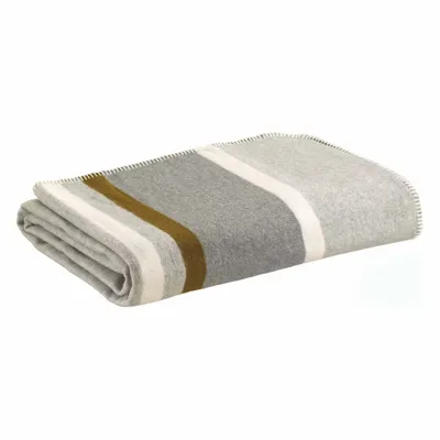Throw blankets - Gioia Recycled Jacquard Throw Perle 140 X 185 - MAISON VIVARAISE - SDE VIVARAISE WINKLER