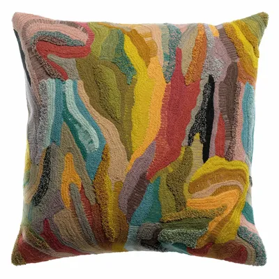 Coussins - Coussin brodé Betty Mineral 45 x 45 - MAISON VIVARAISE - SDE VIVARAISE WINKLER