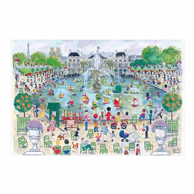 Nappes - Set de table Jardin du Luxembourg Assortis 30 x 45 - MAISON VIVARAISE - SDE VIVARAISE WINKLER