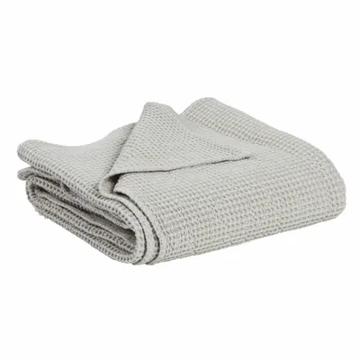 Linge de lit - Jeté recyclé Maia Lin 280 x 260 - MAISON VIVARAISE - SDE VIVARAISE WINKLER