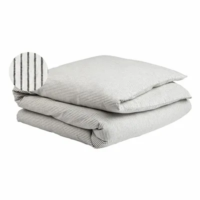 Bed linens - Léonie Duvet Cover Caviar 240 X 260 - LA CERISE SUR LE GATEAU