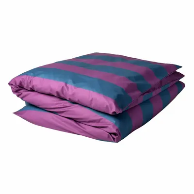 Linge de lit - Housse de couette Malo Purple rain/Orage 220 x 240 - LA CERISE SUR LE GATEAU