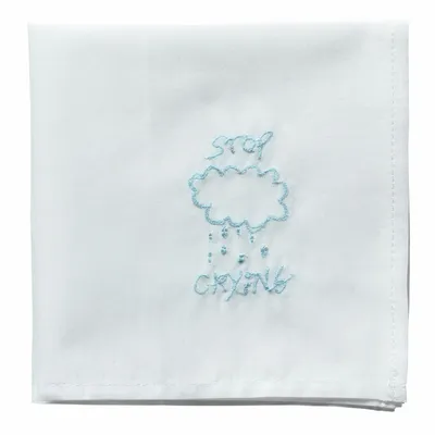Clutches - Hankie Crying Handkerchief Bleu 25 X 25 - LA CERISE SUR LE GATEAU