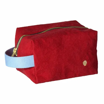 Pochettes - Trousse cube Iona Cherry S 15,5 x 10 x 10 - LA CERISE SUR LE GATEAU