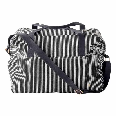 Sacs et cabas - Sac voyage Basile Caviar 30 x 42 x 20 - LA CERISE SUR LE GATEAU