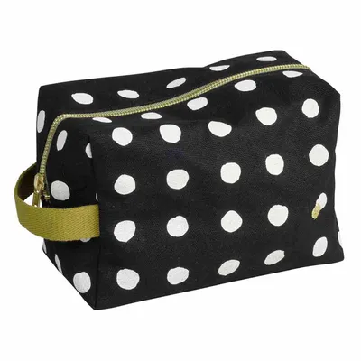 Pochettes - Trousse cube Mia Caviar L 22 x 14 10,5 - LA CERISE SUR LE GATEAU