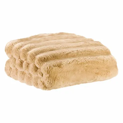 Throw blankets - Maxi throw Astrid Grège 180 X 220 - MAISON VIVARAISE - SDE VIVARAISE WINKLER