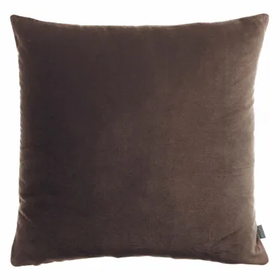 Cushions - Plain Cushion Elise Ébène 45 X 45 - MAISON VIVARAISE - SDE VIVARAISE WINKLER