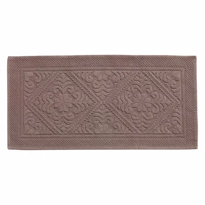 Other bath linens - Enzo Bath Mat Noisette 54 X 110 - MAISON VIVARAISE - SDE VIVARAISE WINKLER