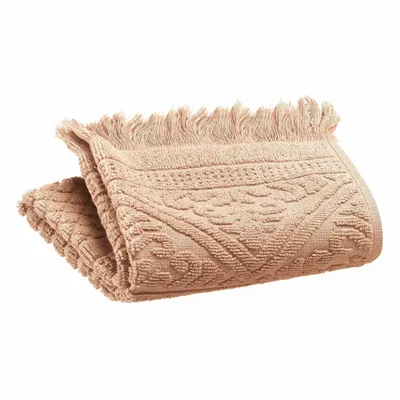 Serviettes de bain - Serviette invité Zoé Noisette 30 x 50 - MAISON VIVARAISE - SDE VIVARAISE WINKLER