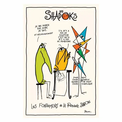 Dish towels - Shadoks Les fondements Tea Towel Écru 48 X 72 - MAISON VIVARAISE - SDE VIVARAISE WINKLER
