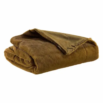 Throw blankets - Liwen Throw Blanket Café 140 X 180 - MAISON VIVARAISE - SDE VIVARAISE WINKLER
