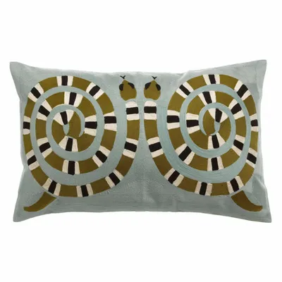 Coussins - Coussin brodé Yoka Ciel 40 x 65 - MAISON VIVARAISE - SDE VIVARAISE WINKLER