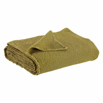 Linge de lit - Jeté recyclé Maia Cèdre 180 x 260 - MAISON VIVARAISE - SDE VIVARAISE WINKLER
