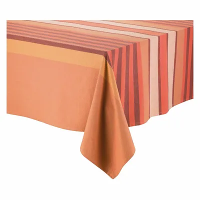 Nappes - Nappe recyclée Yuna Terracotta 170 x 250 - MAISON VIVARAISE - SDE VIVARAISE WINKLER