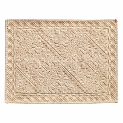 Other bath linens - Bath Mat Enzo Poudre 54 X 64 - MAISON VIVARAISE - SDE VIVARAISE WINKLER