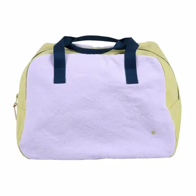 Sacs et cabas - Sac week-end Tricolo Lilas ananas 28 x 42 x 20 - LA CERISE SUR LE GATEAU