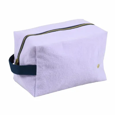 Clutches - Cube Toiletry Bag Iona Lilas 14 X 22 X 11 - LA CERISE SUR LE GATEAU