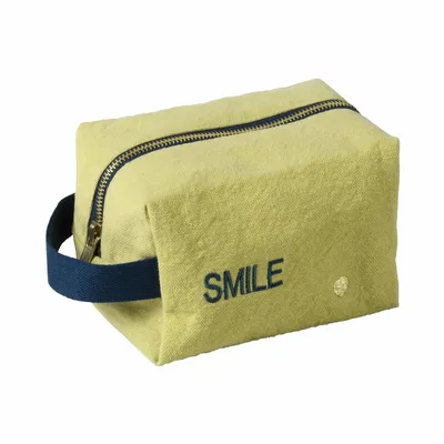 Clutches - Cube Pouch Smile Ananas 10 X 16 X 10 - LA CERISE SUR LE GATEAU