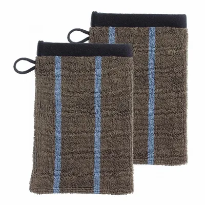 Other bath linens - Set of 2 wash mitts Charly Potatoes 15 X 21 - LA CERISE SUR LE GATEAU