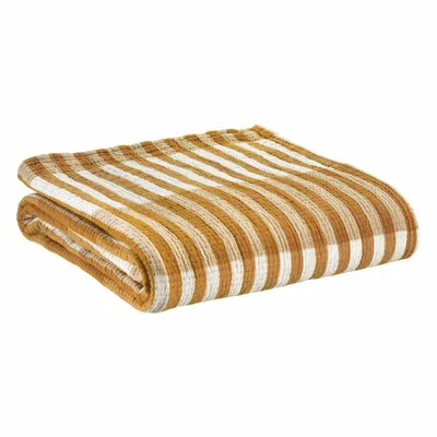 Plaids - Plaid Calista Safran 137 x 180 - MAISON VIVARAISE - SDE VIVARAISE WINKLER