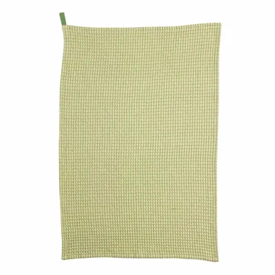 Dish towels - Two-tone honeycomb tea towel Mumba Prairie naturel 50 X 70 - MAISON VIVARAISE - SDE VIVARAISE WINKLER