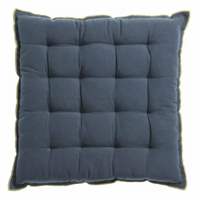 Table linen - Grace Recycled Chair Pad Corinthe 40 X 40 X 3 - MAISON VIVARAISE - SDE VIVARAISE WINKLER