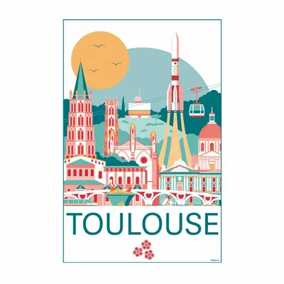 Torchons - Torchon Toulouse Ecru 48 x 72 - MAISON VIVARAISE - SDE VIVARAISE WINKLER