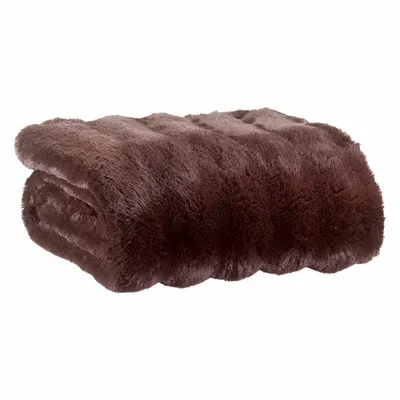 Throw blankets - Astrid Throw Ébène 140 X 180 - MAISON VIVARAISE - SDE VIVARAISE WINKLER